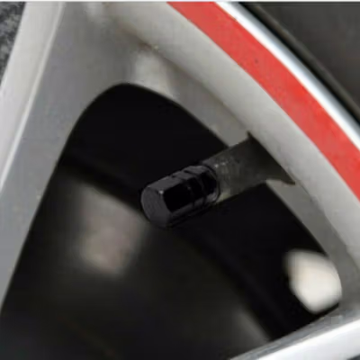AQTQ Tutup Pentil Ban Mobil Motor Hex Valve Cap Aluminium 4 PCS - AQ-4 - Black — gambar 2