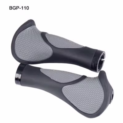 Deemount Grip Gagang Sepeda Ergonomic Handlebar Rubber - BGP-110 - Black — gambar 2