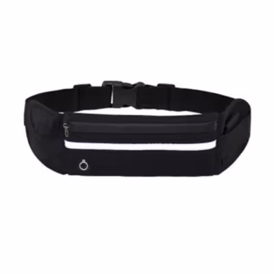 FREE KNIGHT Tas Pinggang Olahraga Lari Waterproof Running Waist Bag - FK413 - Black — gambar 2