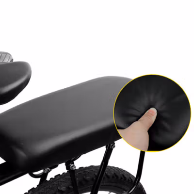TaffSPORT Boncengan Belakang Sepeda Back Seat Bicycle Cushion - K16 - Black — gambar 2