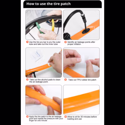 NEWBOLER Ban Dalam Sepeda Inner Tube Road Bike TPU 700 x 18-32C 93mm 30g - SV 45 / SV 65 / SV 85 - Orange — gambar 2