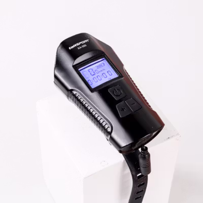 TaffSPORT Lampu Depan Sepeda LED Klakson Speedometer 1000 Lumens - XA-585 - Black — gambar 2