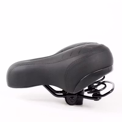 TaffSPORT Jok Sadel Sepeda Bike Saddle Shock Absorber Breathable - ZF35 - Black — gambar 2