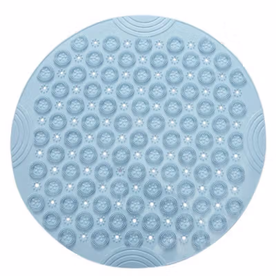 Beideli Alas Kaki Matras Kamar Mandi Anti-Slip Mats PVC 55cm - PJ407 - Blue — gambar 2