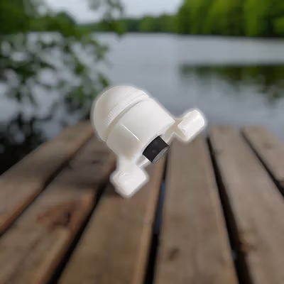 FRP Sinyal Joran Pancing Indikator LED Fishing Signal Strike Alert - R4 - White — gambar 2