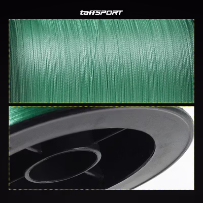 TaffSPORT Senar Tali Benang Pancing Fishing Line PE Braided 300M 0.4 - TF102 - Green — gambar 2