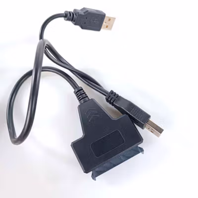 Kebidu Kabel SATA to USB 2.0 HDD/SSD Adaptor 30cm - CC017 - Black — gambar 2