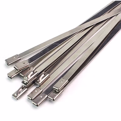 ISFRIDAY Kabel Ties Stainless Steel Anti Karat Multifungsi 100 PCS 4.6x450mm - IF10 - Silver — gambar 2