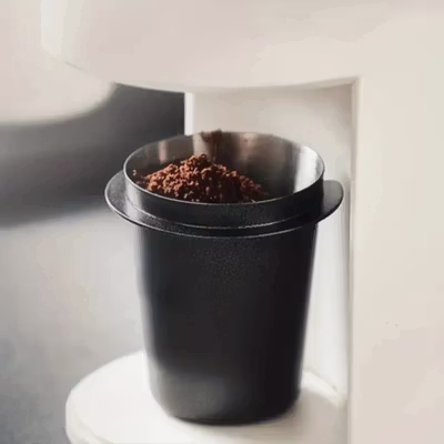 One Two Cups Dosing Cup Portafilter Espresso Machine SS304 58mm - HB5 - Black — gambar 2