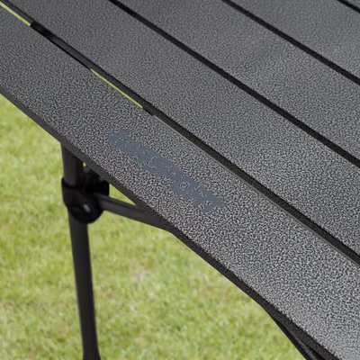 TaffSPORT Meja Lipat Outdoor Piknik Camping Portable Table with Bag 95x55x50cm - AF59 - Black — gambar 2