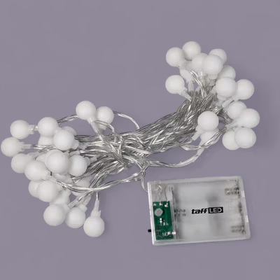 TaffLED Lampu Hias String Lights Tumblr Bohlam Gantung Mini IP42 4.5V 6M - ZYD0931 - Warm White — gambar 2