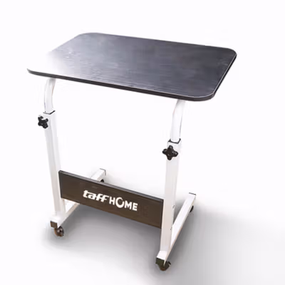 TaffHOME Meja Laptop Adjustable Portable Working Desk 60x40cm - ND02 - Black — gambar 2