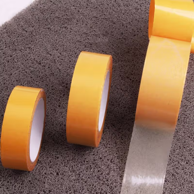TaffPACK Lakban Dua Sisi Super Strong Grid Fiber Double Sided Tape 10M 15mm - DA30 - Golden — gambar 2