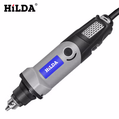 HILDA Bor Listrik Mini Electric Drill Polishing Engraver Grinder 400W - MD400 - No Color — gambar 2