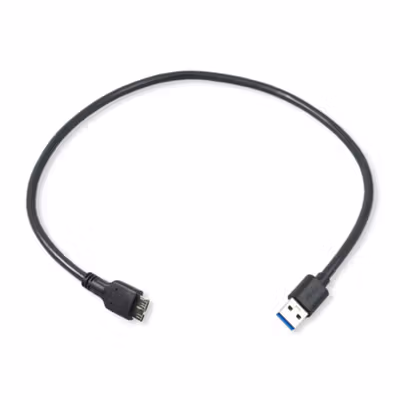 Seagate HDD USB Type A 3.0 to Micro B Cable 50cm - OD5.5 (ORIGINAL) - Black — gambar 2