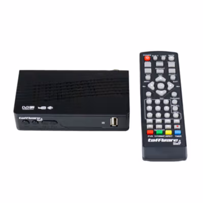 Taffware Bien4 Set Top Box TV Digital HD 1080P H.264 DVB-T2 - Black — gambar 2