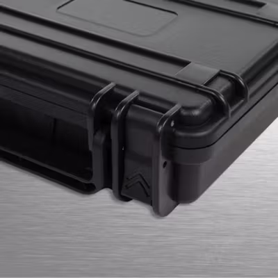 TaffGUARD Kotak Perkakas Multifungsi Plastik PP Busa Storage Tool Box 19cm - TH05 - Black — gambar 2