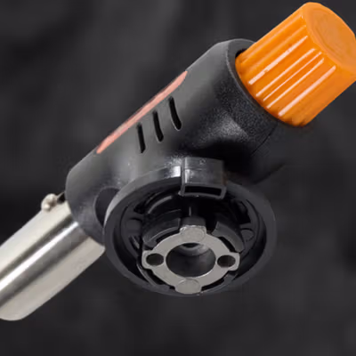 Firetric Kepala Gas Butane Portable Flame Gun Torch - 807 - Black/Yellow — gambar 2