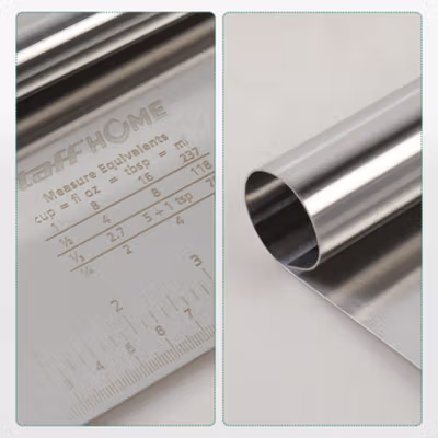 TaffHOME Spatula Scraper Kape Kue Tart Pizza Cutter 15cm - CJ07121 - Silver — gambar 2