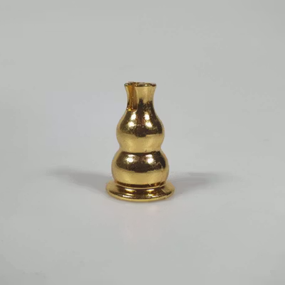 TaffHOME Tempat Dupa Botol Labu Gourd Holder Zinc Alloy - XXG-A1 - Golden — gambar 2