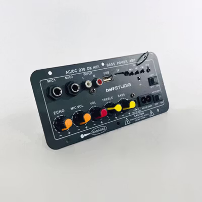 TaffSTUDIO Amplifier Board Audio Bluetooth USB Subwoofer DC 12-24V - D30 - Black — gambar 2