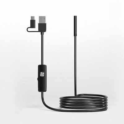 MRGO Kamera Endoskopi Industrial Endoscope USB 3in1 8 LED 1200P 2M - MR28 - Black — gambar 2