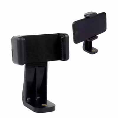 TaffSTUDIO Smartphone Holder HP Tripod Monopod Clamp Mount 1/4 Thread - F360 - Black — gambar 2
