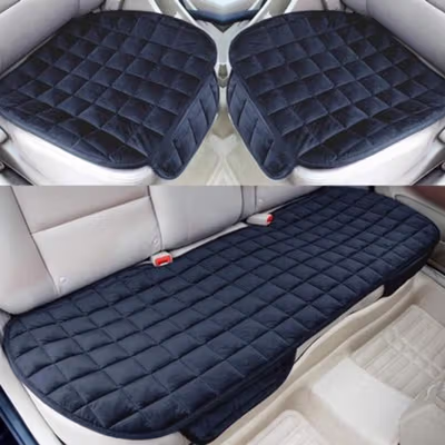 AUTOBEST Cover Sarung Jok Kursi Mobil Front and Rear Seat Non Woven - S20 - Black — gambar 2