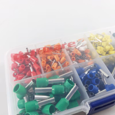Taffware Skun Ferrules Insulated Terminal Block Connector 400 PCS - WG22 - Multi-Color — gambar 2