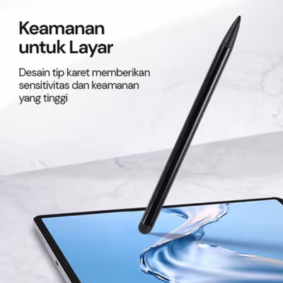 Binmer Stylus Pen Tablet Capacitive and Resistive Universal 2in1 - TD0213 - Black — gambar 2