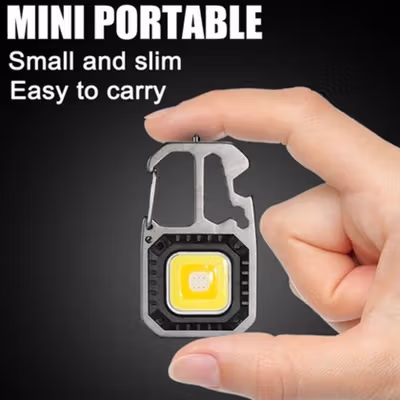 CIWIC Senter LED COB Magnetic Rechargeable Waterproof IPX4 1000 Lumens - W5138 - Silver — gambar 2