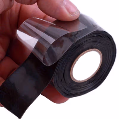 TaffPACK Lakban Isolasi Pipa Ledeng Waterproof 25mm 1.5M - A92-17 - Black — gambar 2