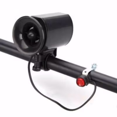 EVERESTT Bel Klakson Sepeda Elektrik Bike Horn Extra Loud 95dB - SB-205 - Black — gambar 2