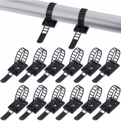 Dtools Kabel Ties Penjepit Kabel Zip Cable Organizer Nylon 100 PCS 2x3cm - AT-17 / CL-3 - Black — gambar 2