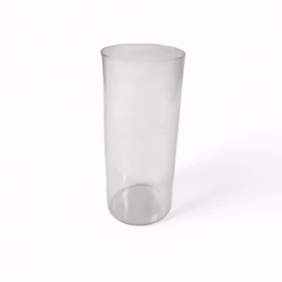 ARDMAN Gelas Kaca Aesthetic Kopi Teh Thin Straight Glass 400ml - AR2 - Transparent — gambar 2