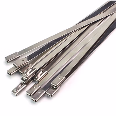 Taffware Kabel Ties Stainless Steel Anti Karat Multifungsi 100 PCS 4.6x250mm - IF10 - Silver — gambar 2