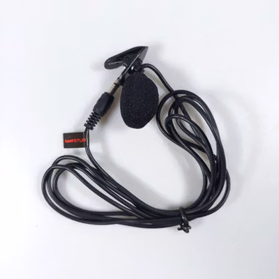 TaffSTUDIO 3.5mm Microphone Clip for Smartphone Laptop Tablet 150cm - SR-503 - Black — gambar 2