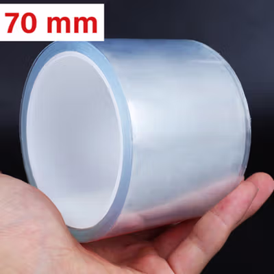 TaffPACK Stiker Pelindung Mobil Car Scratchproof Protector Tape 3M 70mm - C39906 - Transparent — gambar 2