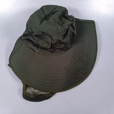 Rhodey Topi Rimba Outdoor Anti Nyamuk UV Protection Boonie Hat - UF122 - Green — gambar 2