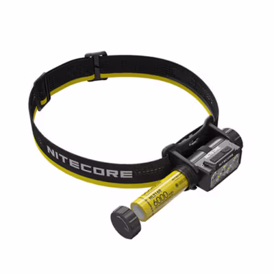 NITECORE Senter Kepala Headlamp LED 6 Core 6000 mAh IP68 1600 Lumens - HC70 UHE - Black — gambar 2