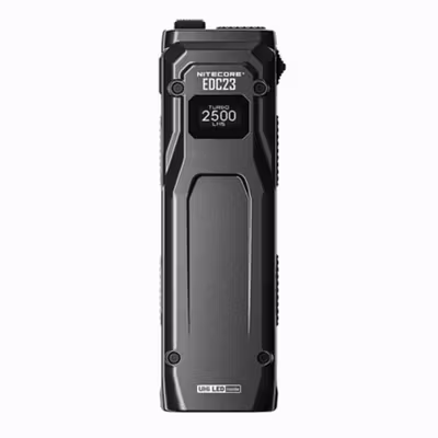 NITECORE Senter LED UHi 25 Ultra Slim Waterproof IP54 2500 Lumens - EDC23 - Black — gambar 2