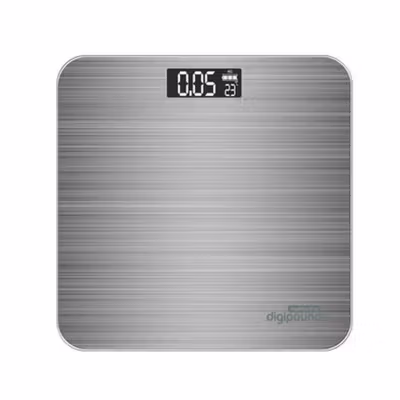 Taffware Digipounds Timbangan Badan Digital Scale 180kg Rechargeable - CB511 - Silver — gambar 2