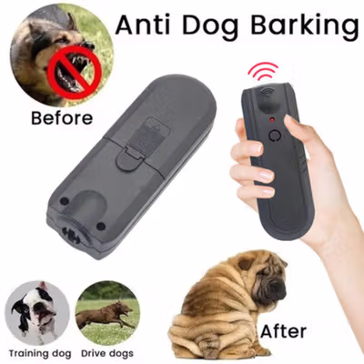 ILOPETS Ultrasonic Dog Repeller Training Latihan Anjing - TJ-3008 - Black — gambar 2