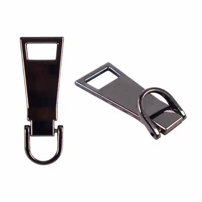 KALAX Penarik Ritsleting Removable Zipper Head Replacement 50x17mm - KA37 - Gun Black — gambar 2