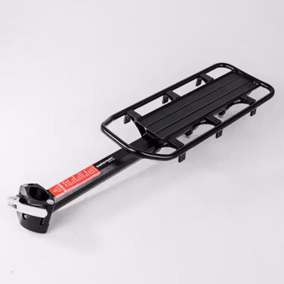 TaffSPORT Rak Boncengan Belakang Sepeda Rear Rack Screw Mount - RCK-103 - Black — gambar 2