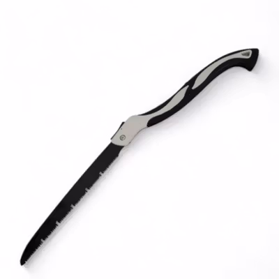 KNIFEZER Gergaji Kayu Lipat Wood Pruning Hand Saw High Hardness 350mm - LA146 - Black — gambar 2