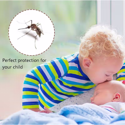 TaffHOME Kasa Nyamuk Jaring Jendela Mosquito Net PP Nano 20 Mesh 1x1M - AW15 - White — gambar 2