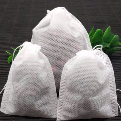 One Two Cups Kantong Filter Saringan Teh Tea Bag Disposable 100 PCS 8x10cm - M100 - White — gambar 2