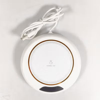 FEERED Tatakan Gelas Pemanas Coffee Cup Warmer Heating Pad - M308 - White — gambar 2