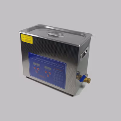 VEVOR Pembersih Perhiasan Ultrasonic Cleaning Machine 180W 6L - KZ-D6 - Silver — gambar 2